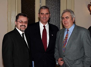 GIANNI FERRARO E ANTONIO CONTO OSPITI DELL’AMBASCIATORE U.S.A.- OLDANO Gabriella