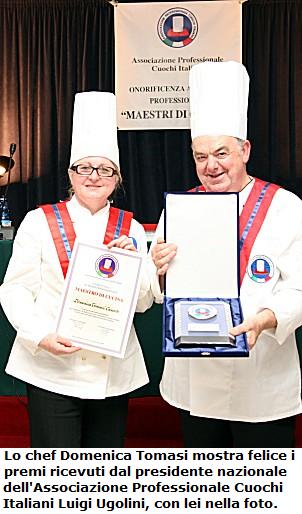 DOMENICA TOMASI PREMIATA A ROMA- OLDANO Gabriella
