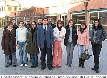 A “CITTÀ STUDI” DI BIELLA IL CORSO DI “GIORNALISMO ON-LINE”-Febbraio 2007