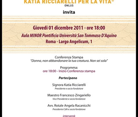 “DONNA, NON ABBANDONARE LA TUA CREATURA. NON SEI SOLA”