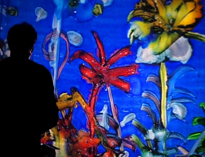 Una scena dal teatro disegnato di Gek Tessaro