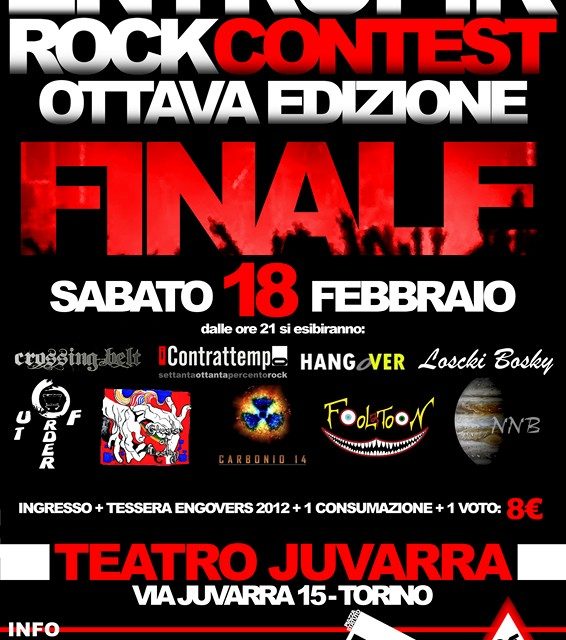 FINALE DEL CONCORSO ENTROPIK ROCKCONTEST AL TEATRO JUVARRA-OLDANO Gabriella