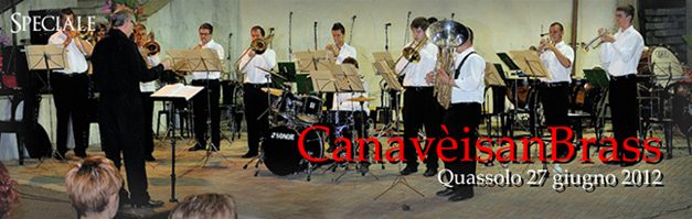 AL DEBUTTO  I  GIOVANI  MUSICISTI  “CANAVÈISANBRASS”-FERRARO Gianni