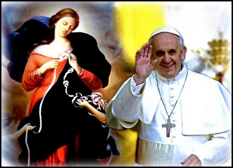 IL PUNTO SU PAPA FRANCESCO-La preghiera alla Madonna che scioglie i nodi-GHEZZO Davide