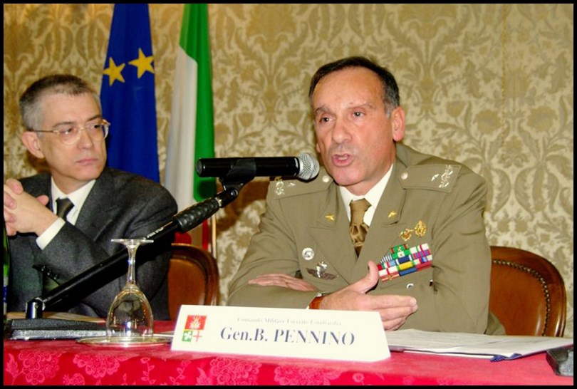Gen. di B. Antonio Pennino, Comandante Esercito Militare Lombardia