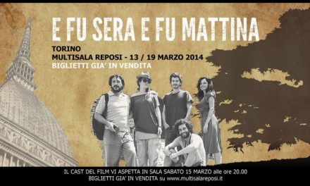 “E FU SERA E FU MATTINA”  APPRODA  AL  REPOSI  DI TORINO-LEO Alessandra