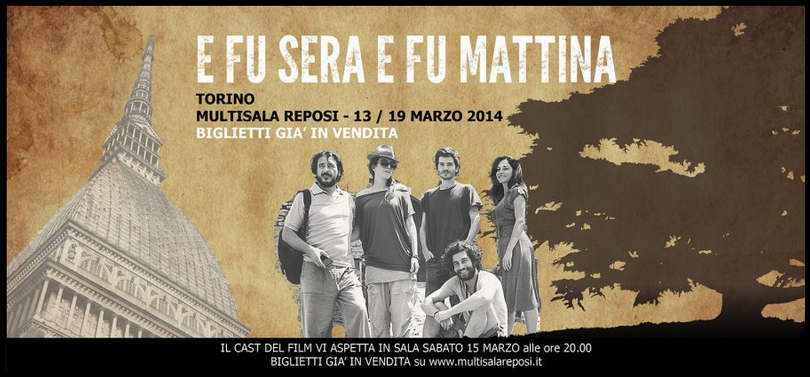 “E FU SERA E FU MATTINA”  APPRODA  AL  REPOSI  DI TORINO-LEO Alessandra