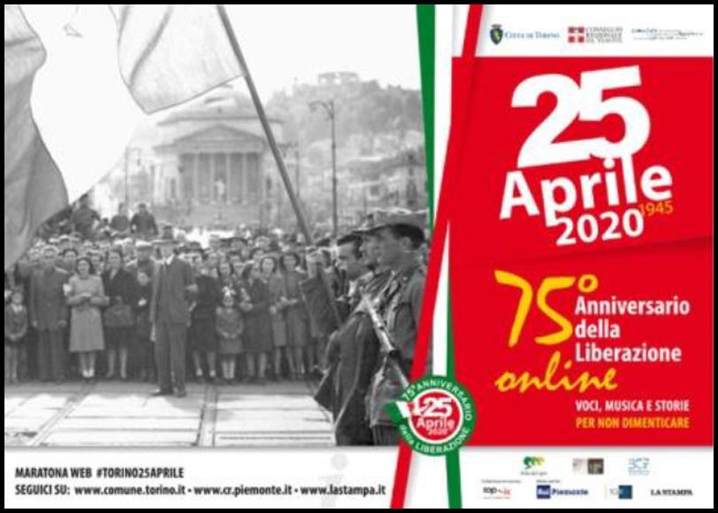25 APRILE FESTA DELLA LIBERAZIONE –  Antonino CALANDRA